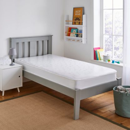 An Image of Fogarty Kids Open Coil Single Waterproof Mattress White