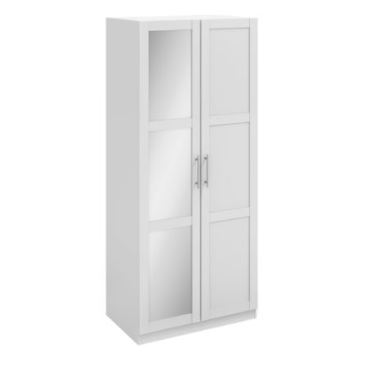 An Image of Sudbury Framed Double Wardrobe White