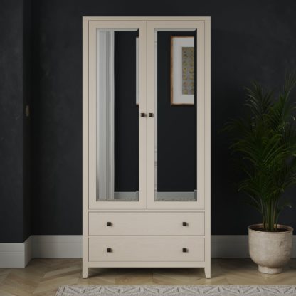 7876a2b3d038c88e9e5abfdfc8b5d26e2d86f7f4b24e48be8daf9d0a22628121.jpg An Image of Malone Double Wardrobe Grey