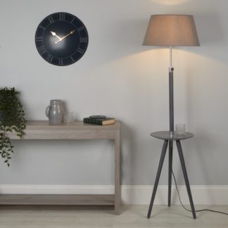 An Image of Shelf Floor Lamp - Grey