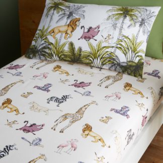 An Image of Disney Lion King Fitted Sheets Natural