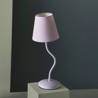 An Image of Boogi Metal Adjustable Table Lamp Lilac
