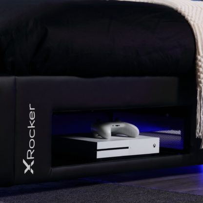 An Image of X Rocker Cerberus Twist TV Single Gaming Bed Black