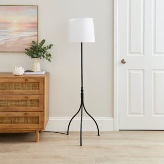 An Image of Classic Tripod Floor Lamp Black