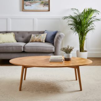 An Image of Farris Light Oak Coffee Table Light Oak