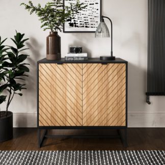 An Image of Nixon 2 Door Sideboard Black