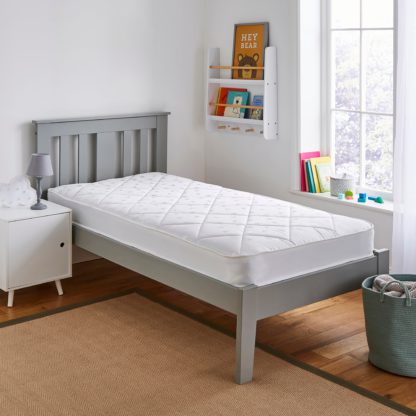 An Image of Fogarty Kids Open Coil Single Mattress White