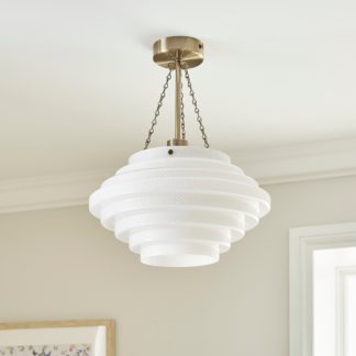 An Image of Kiara Dimmable Pendant Light White