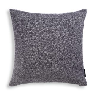 An Image of Habitat Faux Mohair Cushion - Navy - 50x50cm