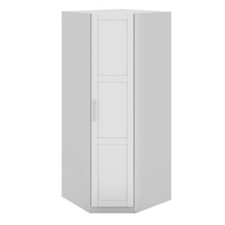 An Image of Sudbury Framed Corner Wardrobe White