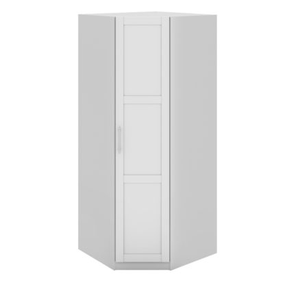 An Image of Sudbury Framed Corner Wardrobe White