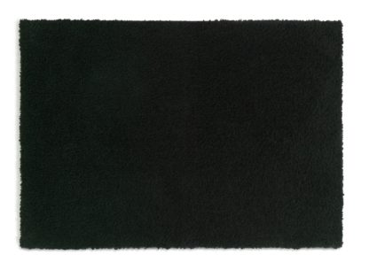 An Image of Habitat Recycled Cosy Plain Shaggy Rug - Black - 120x170cm