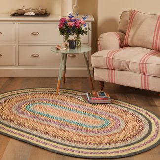 An Image of Jute Rug MultiColoured