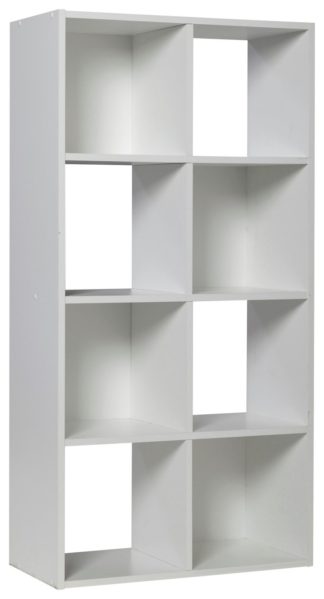 An Image of Habitat Squares 8 Cube Storage Unit - White
