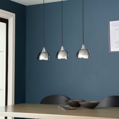 An Image of Shore Light Bartlett Metal & Glass Pendant Bar - Smoke Grey