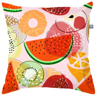 An Image of rucomfy Watermelon Indoor Outdoor Cushion