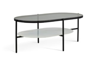 An Image of Habitat Mist Coffee Table - Black & White