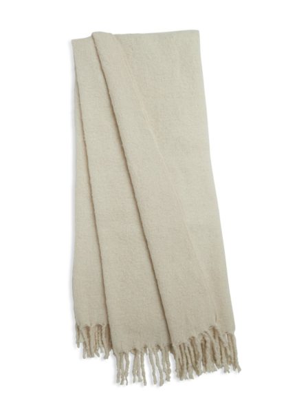 28c00824b4785efdd34859fed77a1a077afe9f8e456ddb0018ac72dd66752ff5.jpg An Image of Habitat Mohair Throw - Cream - 125x150cm