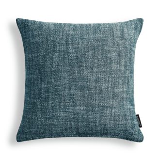 An Image of Habitat Recycled Woven Cushion - Blue - 43x43cm
