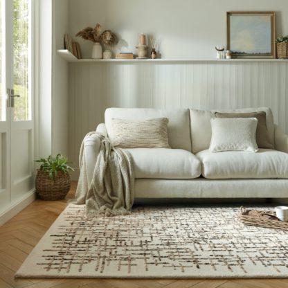 An Image of Churchgate Walton Wool Rug Natural