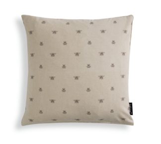 An Image of Argos Home Bee Print Cushion Cover - 2 Pack - 43x43cm