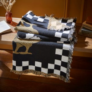 An Image of Dodo Tapestry Throw Black