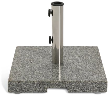 41dd016c88f28554659e08d9576ed940b97d95c26362a2b356e2b5b2f2976f31.jpg An Image of Habitat Granite Parasol Base - Grey