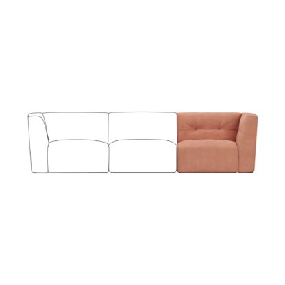 450e81b82dea5966c9b5cea0174a59efef8b00a5bf3e4a4d703d6c0a14a84018.jpg An Image of Squish Tonal Chenille RHF Corner Modular Piece Clay