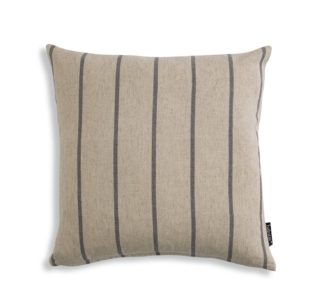 An Image of Habitat Linear Striped Yarn Dye Cushion - 43x43cm