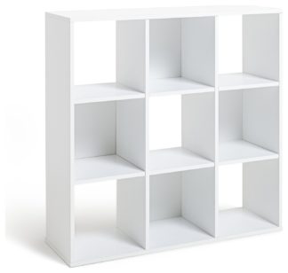 An Image of Habitat Squares 9 Cube Storage Unit - White
