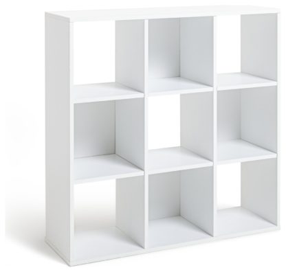 633eed2de77ac4cb9d04e6ae08e6d1971e2177e55fe3480da9c1ee2df82994d6.jpg An Image of Habitat Squares 9 Cube Storage Unit - White