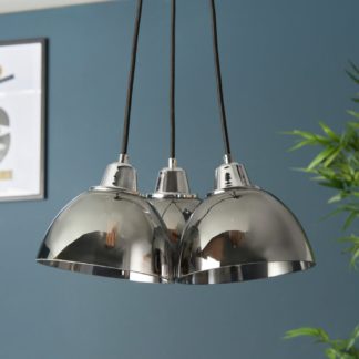 An Image of Shore Light Bartlett Metal & Glass Cluster Light- Smoke Grey