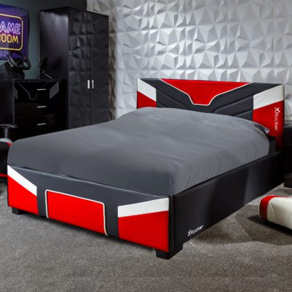 An Image of X Rocker Cerberus MKII BIAB Bed Carbon Red