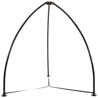 An Image of Vivere Tripod Hanging Chair Stand - Black
