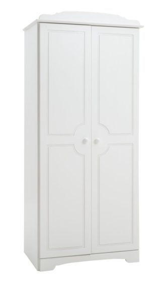 An Image of Argos Home Nordic 2 Door Wardrobe - White