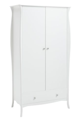 An Image of Argos Home 2 Door 1 Drawer Wardrobe - White