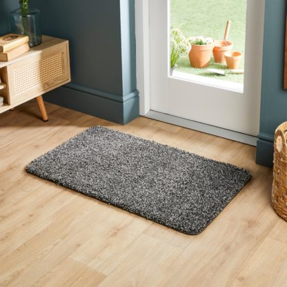 An Image of Marvel Shaggy Textured Rug Marvel Shaggy Grey