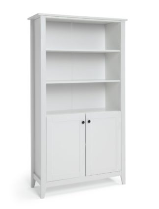 An Image of Habitat Minato Wide Bookcase - White