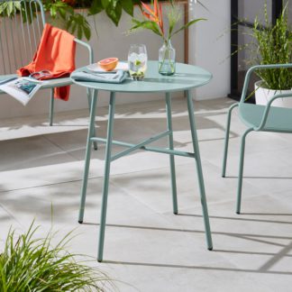 An Image of Steel Bistro Dining Table, Lilypad Lilypad