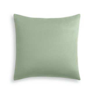 An Image of Habitat Velvet Cushion Cover - 2 Pack - Sage - 43x43cm