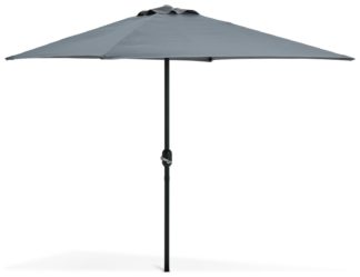 An Image of Habitat 2m Square Garden Parasol - Grey