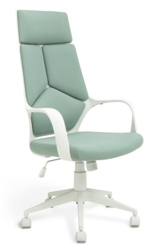 An Image of Habitat Alma High Back Office Chair - Green
