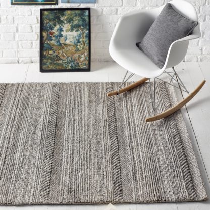 An Image of Chunky Knit Rug Natural