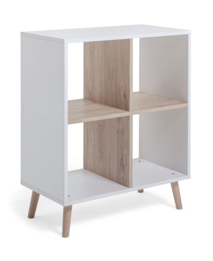 An Image of Habitat Skandi Deep Shelving Unit - Grey