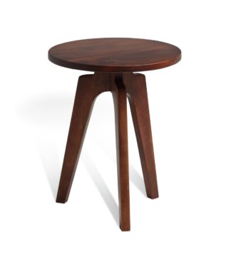 An Image of Habitat Bonnie Side Table - Walnut