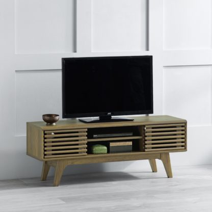 An Image of Copen Riviera Oak 150 TV Unit Riviera Oak