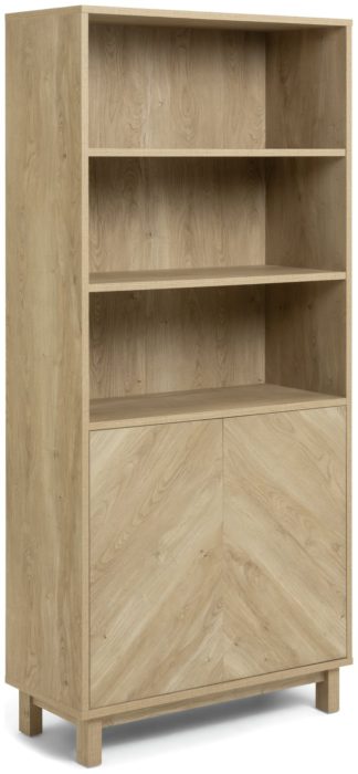 An Image of Habitat Fynn Bookcase - Oak