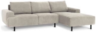 An Image of Habitat Julien Right Hand Corner Chaise Sofa - Parchment