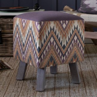 An Image of Toby Sandoval Footstool Purple