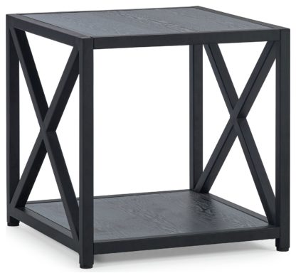 An Image of Julian Bowen Lima Side Table - Black